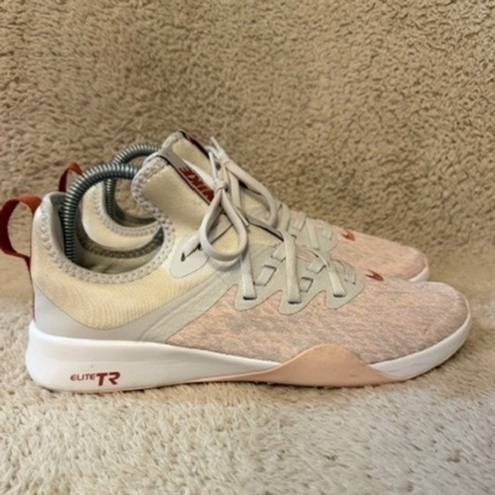 Nike Elite TR Womens Training Shoes Sneakers Light Pink Cream AJ8154-006 Size 8
